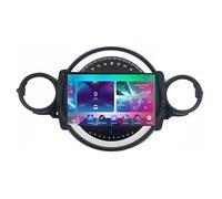 FJINQIANG Double Din Android 15 Car Stereo 9 Inch Touch Screen for BMW Mini Cooper R56 R60 R51 2007-2015 Plug and Play with Wireless Carplay Android Auto GPS Bluetooth Mirror Connection