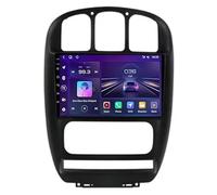 FJINQIANG Double Din Android 15 Car Stereo 9 Inch Touch Screen for Chrysler Grand Voyager RS 2000-2012 Plug and Play with Wireless Carplay Android Auto GPS Bluetooth Mirror Connection