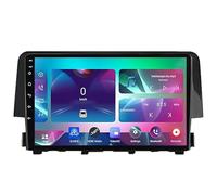 FJINQIANG Double Din Android 15 Car Stereo 9 Inch Touch Screen for Honda Civic 10 2015-2020 Plug and Play with Wireless Carplay Android Auto GPS Bluetooth Mirror Connection,8 Core 4G+Wifi 2G+32G