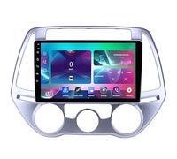 FJINQIANG Double Din Android 15 Car Stereo 9 Inch Touch Screen for Hyundai I20 2012-2014 Plug and Play with Wireless Carplay Android Auto GPS Bluetooth Mirror Connection,8 Core 4G+Wifi 2G+32G