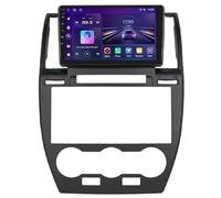 FJINQIANG Double Din Android 15 Car Stereo 9 Inch Touch Screen for Land Rover Freelander 2 2007-2012 Plug and Play with Wireless Carplay Android Auto GPS Bluetooth Mirror Connection