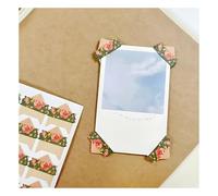 FJISD 240pcs/10sheets Crayon Tip Cloud Corner Stickers Photo Corners Clear Self Adhesive Photo Album Self Adhesive Corners For Scrap Book