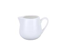 FJIXUO 2pcs Mini Ceramic Milk Jug with Handle Espresso Coffee Cream Jugs Kitchen Sauce Cup Serving Pitcher for Home and Office(White B,220ml)
