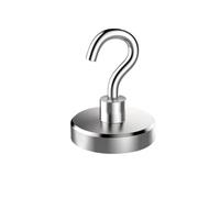 FJIXUO 8Pcs Magnetic Hooks Powerful Magnet Hanger Cup Hanging Hangers Key Coat Wall Hook for Walls, Living Room(D10)