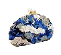 FJIXUO Embroidery Evening Bag Exquisite Crowned Crane Shoulder Bags Wallets for Women For Parties,Dinners