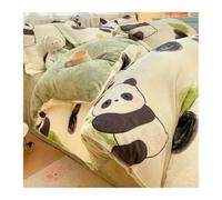 FJIXUO Winter Plush Quilt Cover Set Engraved Milk Velvet Double Sided Thermal Bed For Dormitory Home Cozy Bedding For Bedrooms,Home Furnishings(Color 11,3PCS 1.2m bed)