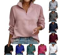 FJKVAVF Best Cyber of Monday Deals Long Zipped Hoodie Women Towelling Hoodie Women Micro Fleece Jacket Women Football Xmas Jumper Plain Sweatshirt For Women Track My Order Delivery Due Today Pink