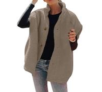 FJKVAVF Black of Friday Week Ladies Full Length Gilet Woolen Gilet Women Uk Sleeveless Long Coat Women Athletic Jacket Women Coat For Women Uk Winter Cowl Neck Tops Women Deal of The Day