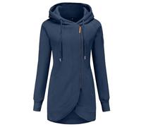 FJKVAVF Black of Friday Week Ladies Long Line Hoodie Ladies Winter Fleece Tops Pink Long Sleeve Top Ladies Lightweight Cotton Jackets Oversized Blanket Hoodie Long Ladies Tops Size 18 Uk Clearance