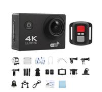 FJLKGDSP 4K Action Camera 1080P/30FPS WiFi 2.0" 170D Underwater Waterproof Helmet Video Recording Sports Cameras Outdoor Mini Cam(Black)