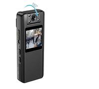 FJLKGDSP A22 1080P Infrared Night Vision Digital Mini Camera with LED Screen Small Camcorder Body Cam for Home Office(Only Camera)