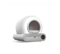 FJLKGDSP Automatic Smart Cat Litter Box Self Cleaning Fully Enclosed Pet Toilet 65L App Control Tray Ionic Deodorizer