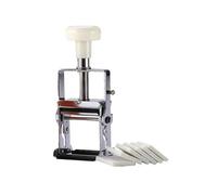 FJLKGDSP Expiration Number Printer Production Date Code Coding Tools Manual Lot Mark Printing Machine Oil Pad Metal Wood