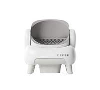FJLKGDSP M1 Self-Cleaning Automatic Cat Litter Box Smart Toilet Odor-Free Self-Defendable Sandbox Product(White)