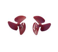 FJLKGDSP Rc Bait Boat 35mm 3-blade Propeller Underwater Thruster High Speed propeller for motor shaft 2.3mm Engine Power Driven(Red)