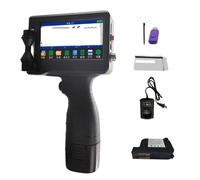FJLKGDSP X300 English 12.7mm Image Picture QR Code Serial Number Portable Mask Printer Hand Jet Handheld Thermal Inkjet TIJ(Printer 1 black ink)