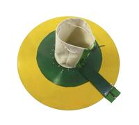 FJMQHU Boat Mouse Stopper Panel Mouse Repellent Accessory Made Cast Iron And Canvas with 12cm Opening for Boats Harbor Se, Yellow