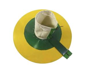 FJMQHU Boat Mouse Stopper Panel Mouse Repellent Accessory Made Cast Iron And Canvas with 12cm Opening for Boats Harbor Se, Yellow