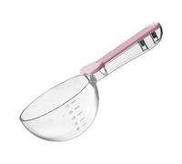 FJMQHU Cat Food & Pet Feeding Tool, Ergonomic Handle Pet Food Measuring Cup between, Pink
