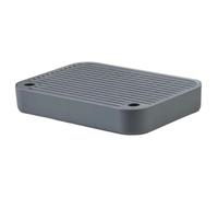 FJMQHU Cat Litter Tray Mat Made of Sturdy PP Material, Easy to Remove, Non-Slip, Convenient to Wash, Suitable for Cats, Indoor Cleaning Accessories, An, Dark Gray