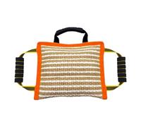 FJMQHU Dog Bite Cushion, Dog with Sturdy Handle, Portable, Tear-resistant Design, Ideal As A Tug Toy for Dogs That Like to Bite, oranges