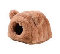 FJMQHU Hamster House, Small Animal Sleeping Place, Warm, Comfortable, Beautiful Hamster Nest, Habitat for Flying Squirrels And Rats, Brown