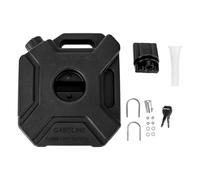 FJMQHU Motorcycle Tank Accessory with Multifunctional Lock Key And Practical Handle Made of Wear-resistant PP Material for Motorcycles, Black, 5L