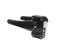 FJMQHU RV Toilet Door Lock, Toilet Door Lock, Versatile and Easy to Install Bathroom Handle, Knob, Black