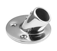 FJMQHU Stainless Steel Round Base for Boat Handrail, Premium Quality, Easy to Install, Practical And (60 Degree), 22mm