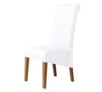 FJOADNVM Chair Covers Back Universal Chair Cover for Dining Room Hotel XL M Size Jacquard Extra Large Stretch Spandex Covers Washable(E,M size (45-58cm))