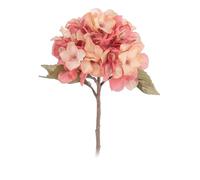 FJOADNVM Hydrangea Artificial Flowers Artificial Hydrangea Autumn Silk Bouquet Home Living Room Outdoor Decor Fake Flowers Wedding Party Decoration(Brown Red)