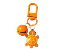FJOADNVM Keyring Charm Cute Resin Simulated Tortoise Keychain Cartoon Animal Key Ring Pendant For Women Girl Handbag Decor DIY Jewelry(Dark Khaki)