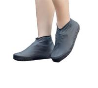 FJOADNVM Rain Shoe Cover Waterproof Rain Shoes Covers Silicone Outdoor Boot Overshoes Walking Accessories Reusable(Black,L)