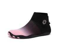 FJOADNVM Water Shoes Diving Socks High Top Barefoot Water Shoes Swim Sandal Men Beach Aqua Shoe Women Drainage Wading Sneaker Fitness Fishing Surfing(Pink Water Shoes,42)