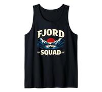 Fjord Squad Norway Cruise Vacation Matching Mens Womens Kids Tank Top