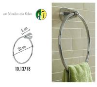 Fjord Towel Ring Metal Chrome Towel Holder Bath Towel Ring 20cm