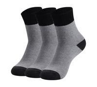 Fjquamitix 3 Pairs Womens Winter Thick Thermal Walking Socks Breathable Merino Wool Socks Cosy Warm Crew Hiking Sock Suitable for Outdoor Sports UK Size 4-7
