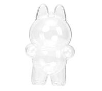 Fjquamitix Doll Protective Case Clear PC Display Box with Keychain Easy to Install Dirt Resistant Durable Keep Your Collectible Figure Safe (1, Standing)