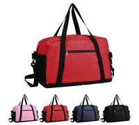 Fjquamitix for Ryanair Cabin Bags 40x20x25 Underseat Small Duffel Bag,Foldable Hospital Weekend Overnight Bag for Women Men (Red)