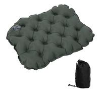 Fjquamitix Inflatable Seat Cushion, Lightweight Camping Air Sitting Pad, Waterproof Portable Air Cushion for Climbing Hiking Office Airplane Car Stadium Seat (Green)