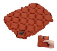 Fjquamitix Inflatable Seat Cushion Lightweight Stadium Seat Pad Travel Air Seat Cushion for Hiking Office Airplane Stadium Car (Brown)