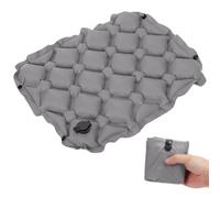 Fjquamitix Inflatable Seat Cushion Lightweight Stadium Seat Pad Travel Air Seat Cushion for Hiking Office Airplane Stadium Car (Gray)