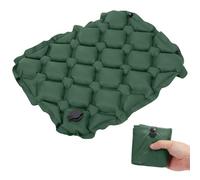 Fjquamitix Inflatable Seat Cushion Lightweight Stadium Seat Pad Travel Air Seat Cushion for Hiking Office Airplane Stadium Car (Green)