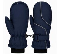 Fjquamitix Kids Winter Ski Mittens Snow Gloves Age 3-7 Years Old (Navy)