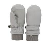 Fjquamitix Kids Winter Ski Mittens, Waterproof Mittens Kids, Warm Fleece Lined Toddler Ski Gloves Age 2-8 Boys Girls For Winter Outdoor (Grey, M)
