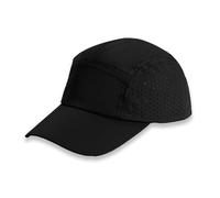Fjquamitix Men's Running Hat Quick Dry Breathable Mesh Baseball Cap Lightweight Adjustable UPF 50+ Summer Sun Mens Cap for Outdoor Casual Sports Travel (Black)