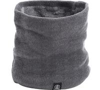 Fjquamitix Neck Warmer for Men Women Thick Fleece Thermal Snood for Men Winter Neck Gaiter Knitted Circle Scarf for Outdoor Sports Cycling Skiing Motorcycle (Dark Grey)