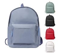 Fjquamitix School Backpack for Women Causal School Bags Men Lightweight Travel Backpack Men Rucksack Water Resistant Bookbag for College Teenage Boys Girls (Blue)