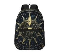FJQWKLF Astrological pattern Travel Backpack for Men & Women 17 inch Laptop Backpack Waterproof Work Back Pack