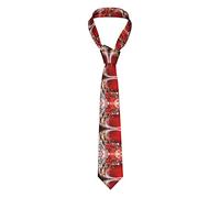 FJQWKLF Christmas Magic Men Ties Silk Neck Tie For Men Wedding Business Formal Neckties